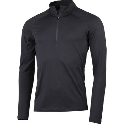 Lundhags Men's Gimmer Merino Light 1/2 Zip Black XL Lundhags Men's Gimmer Merino Light 1/2 Zip Black XL