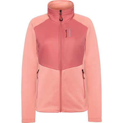 Didriksons Women's Mija Full Zip Powder Pink 46 Didriksons Women's Mija Full Zip Powder Pink 46