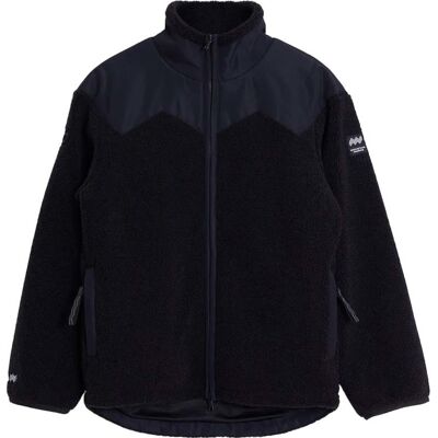 Mountain Works Unisex Hybrid Pile Fleece Black XS Mountain Works Unisex Hybrid Pile Fleece Black XS