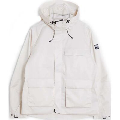 Mountain Works Unisex Utility Hybrid Rain Jacket Ivory XS Mountain Works Unisex Utility Hybrid Rain Jacket Ivory XS