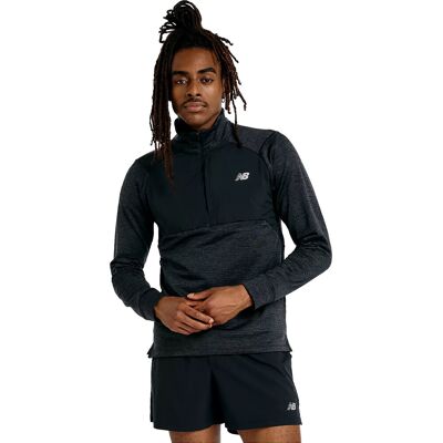 New Balance Men's Athletics Heat Grid 1/2 Zip Black XXL New Balance Men's Athletics Heat Grid 1/2 Zip Black XXL