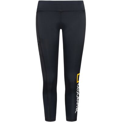 National Geographic - Women's Tights Big Logo - Svart National Geographic - Women's Tights Big Logo - Svart