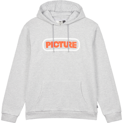 Picture Organic Clothing Men's Millbrook Hoodie Grey Melange S Picture Organic Clothing Men's Millbrook Hoodie Grey Melange S
