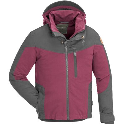 Pinewood Kids' Finnveden Hybrid Jacket Plum/Dark Anthracite Plum/D.Anthracite 128 cm Pinewood Kids' Finnveden Hybrid Jacket Plum/Dark Anthracite Plum/D.Anthracite 128 cm