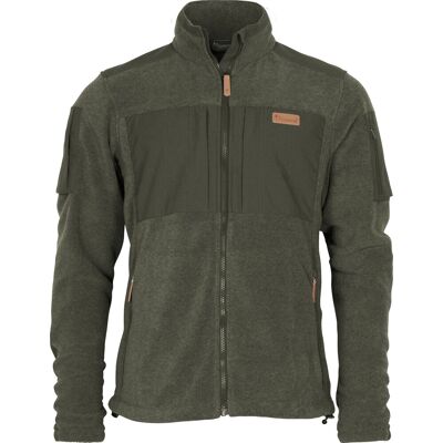 Pinewood Men's Lappland Rough Fleece Jacket Olive Melange/Dark Olive S Pinewood Men's Lappland Rough Fleece Jacket Olive Melange/Dark Olive S