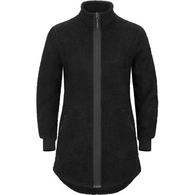 Urberg Women's Bonded Pile Jacket Long Black Beauty L Urberg Women's Bonded Pile Jacket Long Black Beauty L
