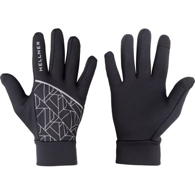 Hellner Running Tech Fleece Glove Black Beauty 8 Hellner Running Tech Fleece Glove Black Beauty 8