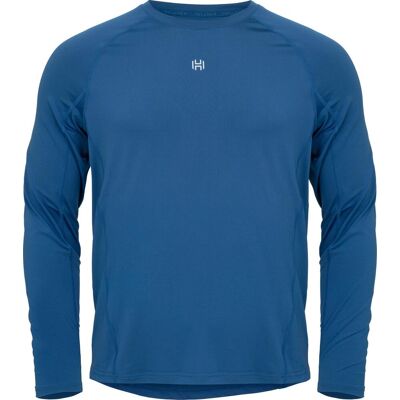 Hellner Men's Core Running Rn Long Sleeve Tee Ensign Blue XXL Hellner Men's Core Running Rn Long Sleeve Tee Ensign Blue XXL