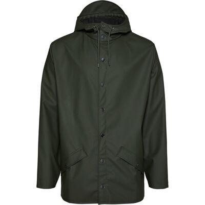 Rains Unisex Jacket Green L Rains Unisex Jacket Green L