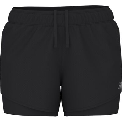 New Balance Women's Rc 2-In-1 Short 3" Black L New Balance Women's Rc 2-In-1 Short 3" Black L