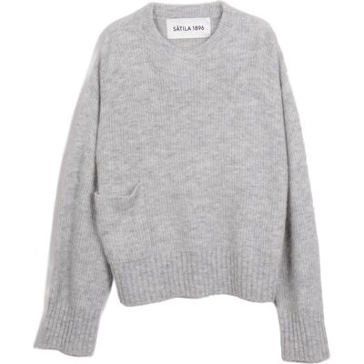 Sätila Women's Sunset Sweater Light Grey Melange M Sätila Women's Sunset Sweater Light Grey Melange M