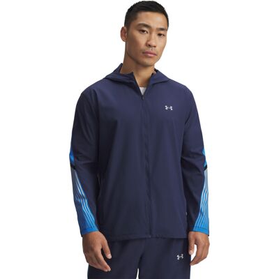 Under Armour Men's Ua Velociti Storm Hooded Jacket Washed Navy LG Under Armour Men's Ua Velociti Storm Hooded Jacket Washed Navy LG