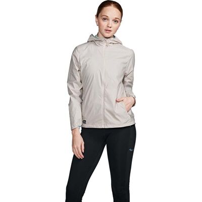 Saucony Women's Peregrine Packaway Jacket Oats M Saucony Women's Peregrine Packaway Jacket Oats M