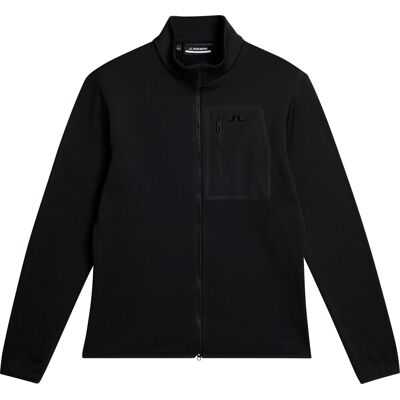 J.Lindeberg Men's Wayne Polartec Mid Layer Black XL J.Lindeberg Men's Wayne Polartec Mid Layer Black XL
