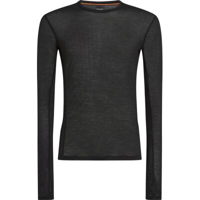 Icebreaker Men's Merino 75 Cool-Lite Featherlight Longleeve Crewe Black L Icebreaker Men's Merino 75 Cool-Lite Featherlight Longleeve Crewe Black L