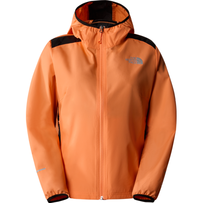 The North Face Women's Running Wind Jacket Dusty Coral Orange XS The North Face Women's Running Wind Jacket Dusty Coral Orange XS