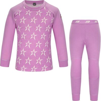 Skogstad Kids' Loppa Merinoull Sett Bright Purple 90-95 (2 YR) Skogstad Kids' Loppa Merinoull Sett Bright Purple 90-95 (2 YR)