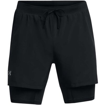 Under Armour Men's UA Launch 5'' 2-In-1 Short Black S Under Armour Men's UA Launch 5'' 2-In-1 Short Black S