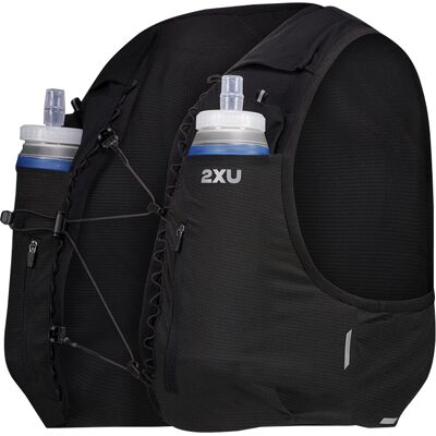2XU Run Hydration Vest Black/silver Reflective L 2XU Run Hydration Vest Black/silver Reflective L