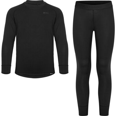 Urberg Juniors' Solid Tree Base Layer Set Black Beauty 122/128 Urberg Juniors' Solid Tree Base Layer Set Black Beauty 122/128