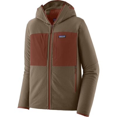 Patagonia Men's R2 TechFace Hoody Marlow Brown M Patagonia Men's R2 TechFace Hoody Marlow Brown M