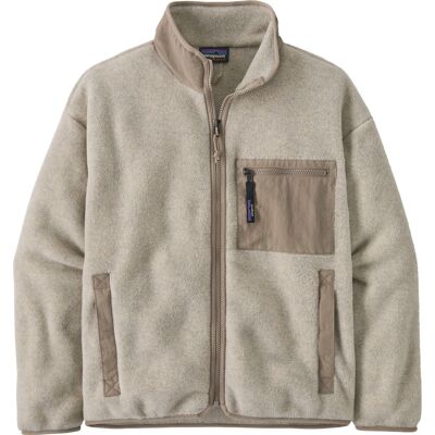 Patagonia Women's Synchilla Jacket Oatmeal Heather W/seabird Grey M Patagonia Women's Synchilla Jacket Oatmeal Heather W/seabird Grey M