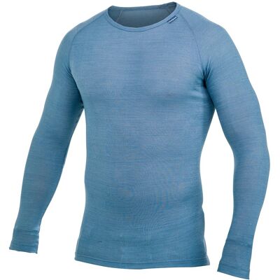 Woolpower Unisex Crewneck Lite Nordic Blue XXS Woolpower Unisex Crewneck Lite Nordic Blue XXS