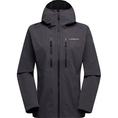 La Sportiva Women's Helixir Shell Jacket Onyx/chalk L La Sportiva Women's Helixir Shell Jacket Onyx/chalk L