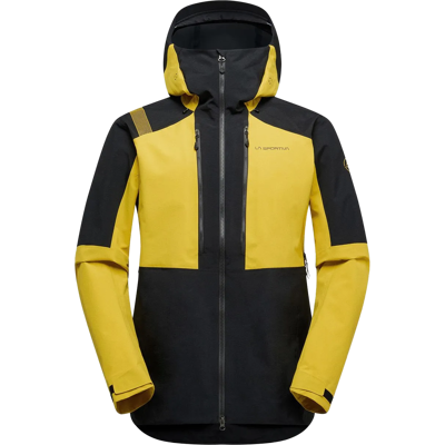 La Sportiva Men's Supercouloir GORE-TEX Pro Jacket Black/Yellow M La Sportiva Men's Supercouloir GORE-TEX Pro Jacket Black/Yellow M