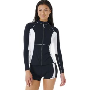 Rip Curl Women's Mirage Ultimate Long Sleeve Rashguard White M, Black/White