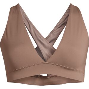 Casall Women's V-Neck Crossback Bikini Top Warm Khaki 38 Casall Women's V-Neck Crossback Bikini Top Warm Khaki 38