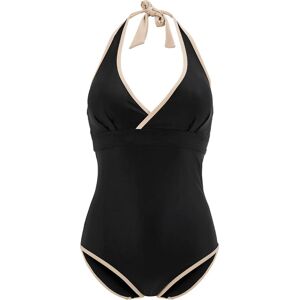 Swegmark Haiti Halterneck Swimsuit Black/beige 44DE Swegmark Haiti Halterneck Swimsuit Black/beige 44DE