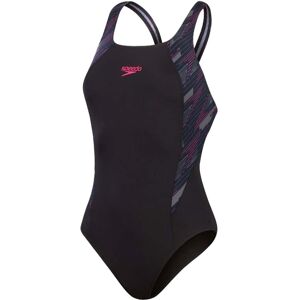 Speedo Women's Hyperboom Splice Muscleback Black/Pink 32 Speedo Women's Hyperboom Splice Muscleback Black/Pink 32
