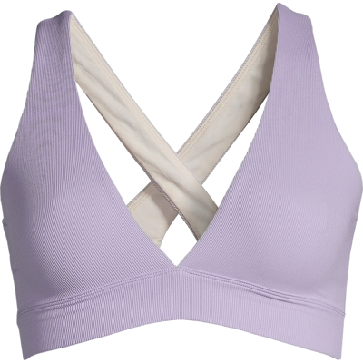 Casall Women's V-Neck Crossback Bikini Top Lavender 34 Casall Women's V-Neck Crossback Bikini Top Lavender 34