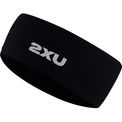 2XU Ignition Hyper-Haptic Headband Black/silver Reflective OSFA 2XU Ignition Hyper-Haptic Headband Black/silver Reflective OSFA