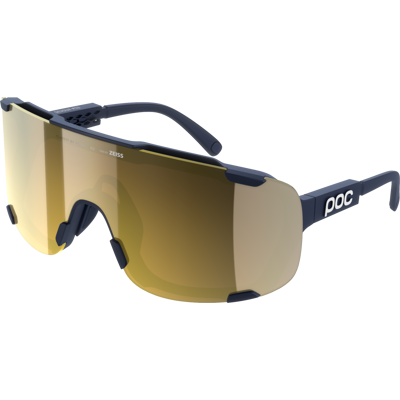POC Devour Mid Bike Sunglasses Apatite Navy/Clarity Road/Partly Sunny Gold OneSize POC Devour Mid Bike Sunglasses Apatite Navy/Clarity Road/Partly Sunny Gold OneSize