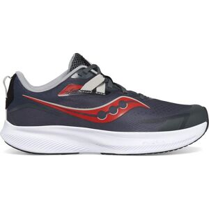 Saucony Kids' Ride 15 Grey/Black/Red 22 Saucony Kids' Ride 15 Grey/Black/Red 22