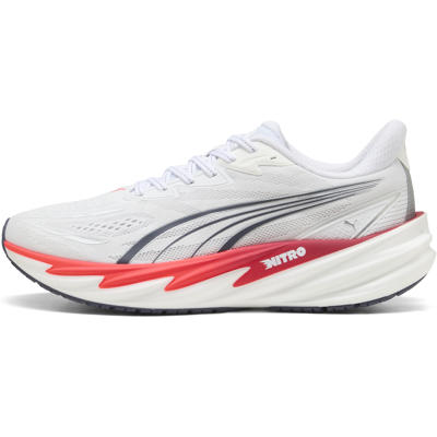 Puma Men's Velocity Nitro 5 White-ultra Red 40.5 Puma Men's Velocity Nitro 5 White-ultra Red 40.5