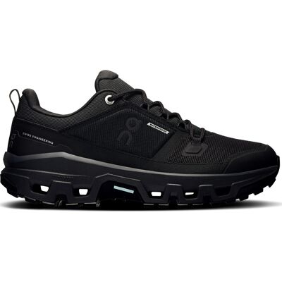 On Women's Cloudrock Low Waterproof Black/Black 37.5 On Women's Cloudrock Low Waterproof Black/Black 37.5