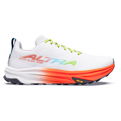 Altra Men's Mont Blanc Speed White/Fiery Coral/Vapor Blue 43 Altra Men's Mont Blanc Speed White/Fiery Coral/Vapor Blue 43