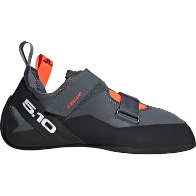 FiveTen Men's Kirigami Climbing Shoes Grey/Black/Red Onix/Core Black/Solar Red 40 FiveTen Men's Kirigami Climbing Shoes Grey/Black/Red Onix/Core Black/Solar Red 40