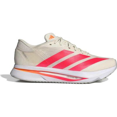 Adidas Men's Adizero SL2 Off White/ Pure Orange / Lucid Red 42 Adidas Men's Adizero SL2 Off White/ Pure Orange / Lucid Red 42