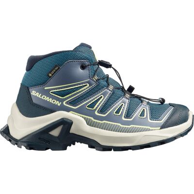 Salomon Junior's X Ultra Mid GORE-TEX Grisaille/Spellbound/Butterfly 31 Salomon Junior's X Ultra Mid GORE-TEX Grisaille/Spellbound/Butterfly 31