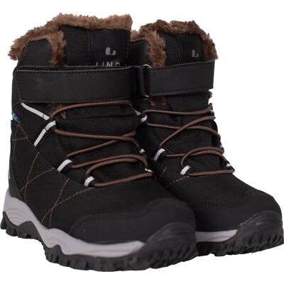 Lindberg Kids' Arctic Snow Boot Mid Black/brown 25 Lindberg Kids' Arctic Snow Boot Mid Black/brown 25