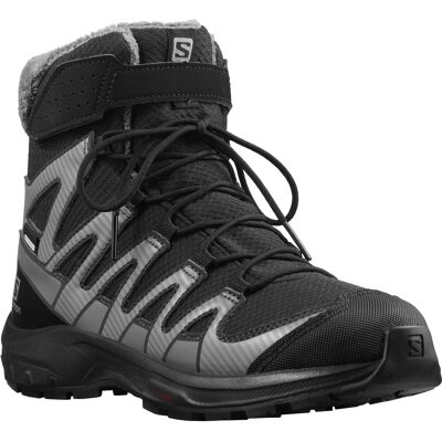 Salomon Juniors' XA Pro V8 Winter CSWP Black/Phantom/Quiet Shade 32 Salomon Juniors' XA Pro V8 Winter CSWP Black/Phantom/Quiet Shade 32