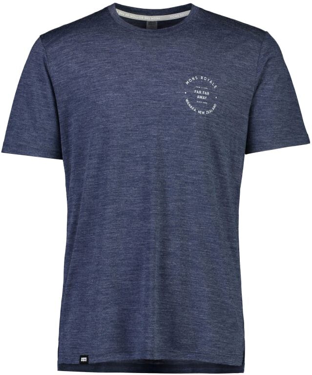 Mons Royale Men's Vapour Tee Blå Mons Royale Men's Vapour Tee Blå