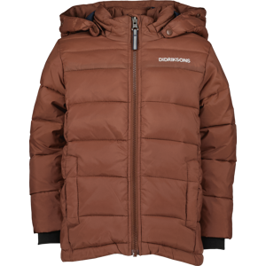 Didriksons Kids' Rodi Jacket Earth Brown 130, Earth Brown