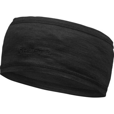 craft Unisex Essence Wool Headband Black S/M craft Unisex Essence Wool Headband Black S/M