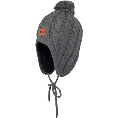 Lindberg Kids' Lowi Hat Anthracite 1/44-48cm Lindberg Kids' Lowi Hat Anthracite 1/44-48cm