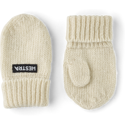 Hestra Kids' Pancho Baby Mitt Off White 3 Hestra Kids' Pancho Baby Mitt Off White 3